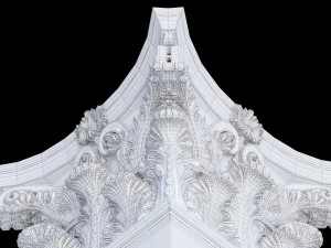 Rectangular corinth column 3D Model