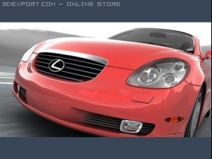 lexus sc 430 3D Модель