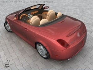 lexus sc 430 3D Модель