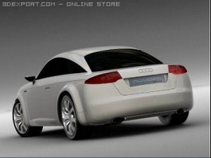 audi nuvolari quattro 3Dモデル