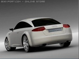 audi nuvolari quattro 3D Model