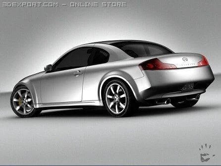 infinity g35 coupe 3D Model .c4d .max .obj .3ds .fbx .stl .blend 