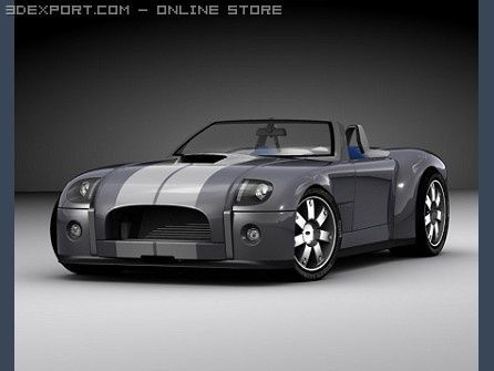 ford cobra 2004 3D Model .c4d .max .obj .3ds .fbx .stl .blend 