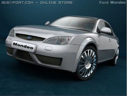 ford mondeo 3D Model .c4d .max .obj .3ds .fbx .stl .blend 