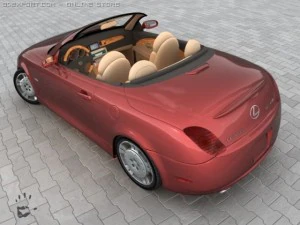 lexus sc 430 2 3D Model