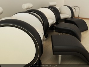 leather chair Modelo 3D