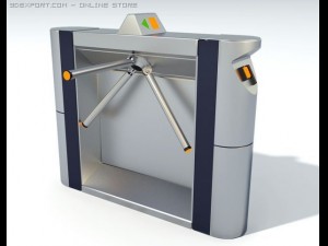turnstile 3D-Modell