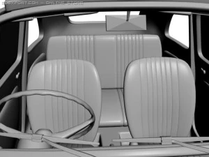 fiat 500 3D Model