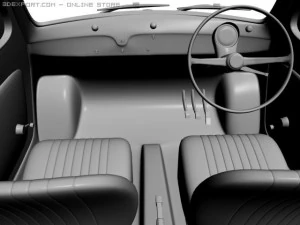 fiat 500 3D Model