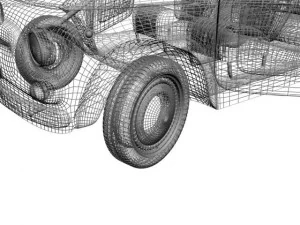 fiat 500 3D Model