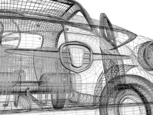 fiat 500 3D Model