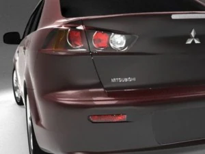 mitsubishi lancer evo x Model 3D