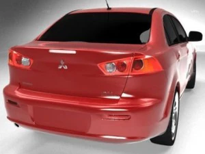 mitsubishi lancer evo x 3D Model