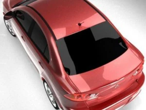 mitsubishi lancer evo x 3D Model