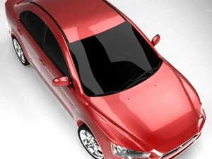 mitsubishi lancer evo x 3D Model