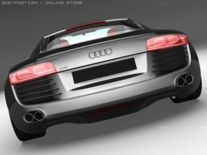audi r8 3D Модель