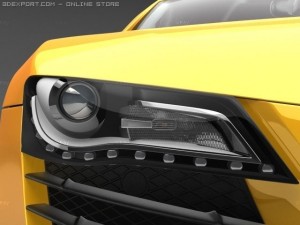 audi r8 3D Модель