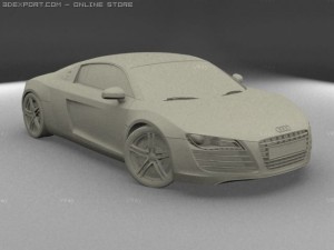 audi r8 3D Модель