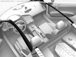 audi r8 3D Model