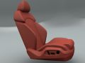 car seat for audi r8 Modello 3D