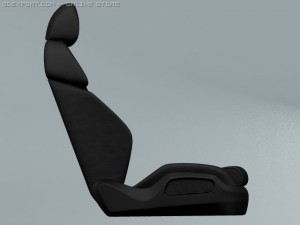 car seat for audi r8 3Dモデル