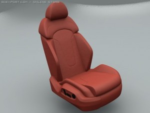 car seat for audi r8 3Dモデル