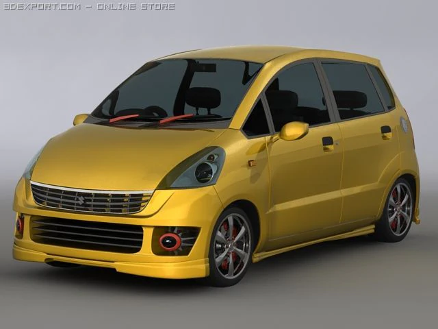 suzuki karimun estilo 3D Model .c4d .max .obj .3ds .fbx .stl .blend 