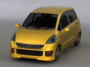 suzuki karimun estilo Model 3D
