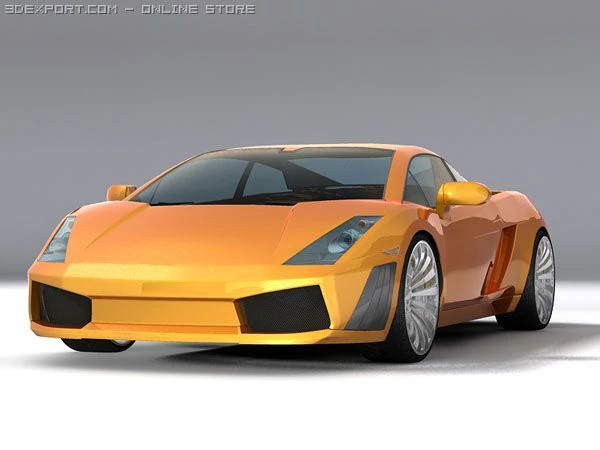 lamborgini gt 3D Model .c4d .max .obj .3ds .fbx .stl .blend 