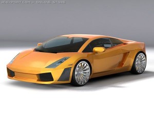 lamborgini gt Model 3D