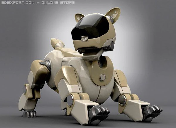 sony aibo classic 3D Model .c4d .max .obj .3ds .fbx .stl .blend