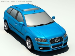 audi a3 sportback 3D Model