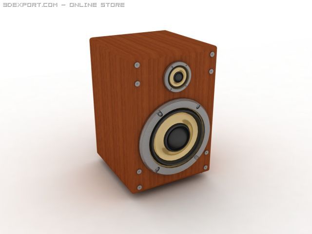 speaker 3D Модель .c4d .max .obj .3ds .fbx .stl .blend 