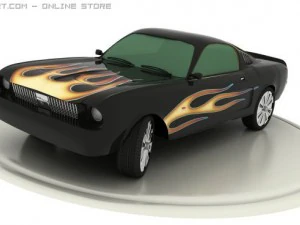 mustang Modèle 3D