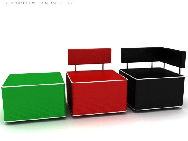 skin chair Modelo 3D .c4d .max .obj .3ds .fbx .stl .blend 