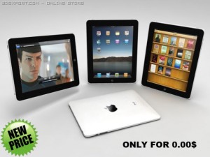 ipad 3D Модель