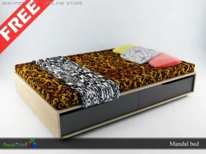 cama mandala ikea Modelo 3D
