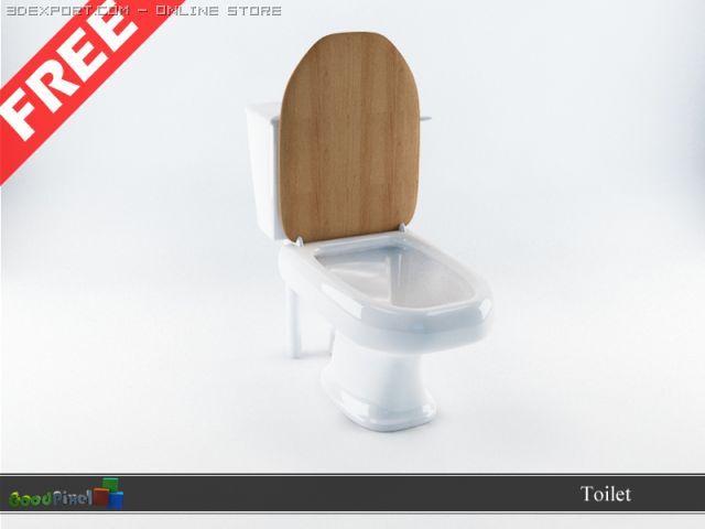 toilet Modelo 3D .c4d .max .obj .3ds .fbx .stl .blend 