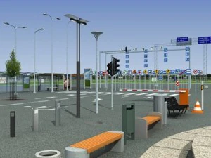 straatelementen collectie 3D Model