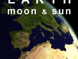 earth moon and sun 3D Model