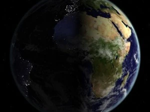 earth moon and sun 3D Model