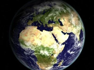 earth moon and sun 3D Model