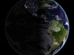 earth moon and sun 3D Model