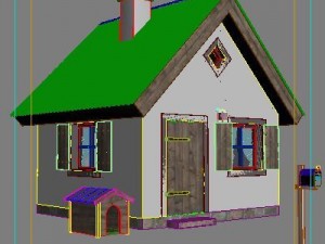 the house 3D 模型