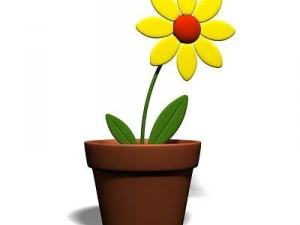 de bloempot 3D Model