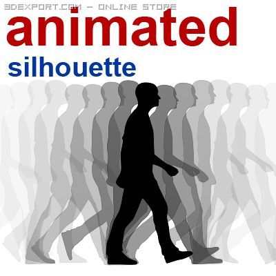 animatedsilhouette02max 3D-Modell .c4d .max .obj .3ds .fbx .stl .blend 