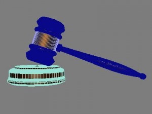 justice gavel 3D 模型