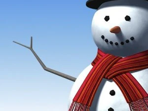 boneco de neve Modelo 3D