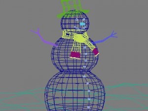 snowman 3D Model