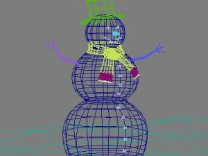 snowman 3D Model